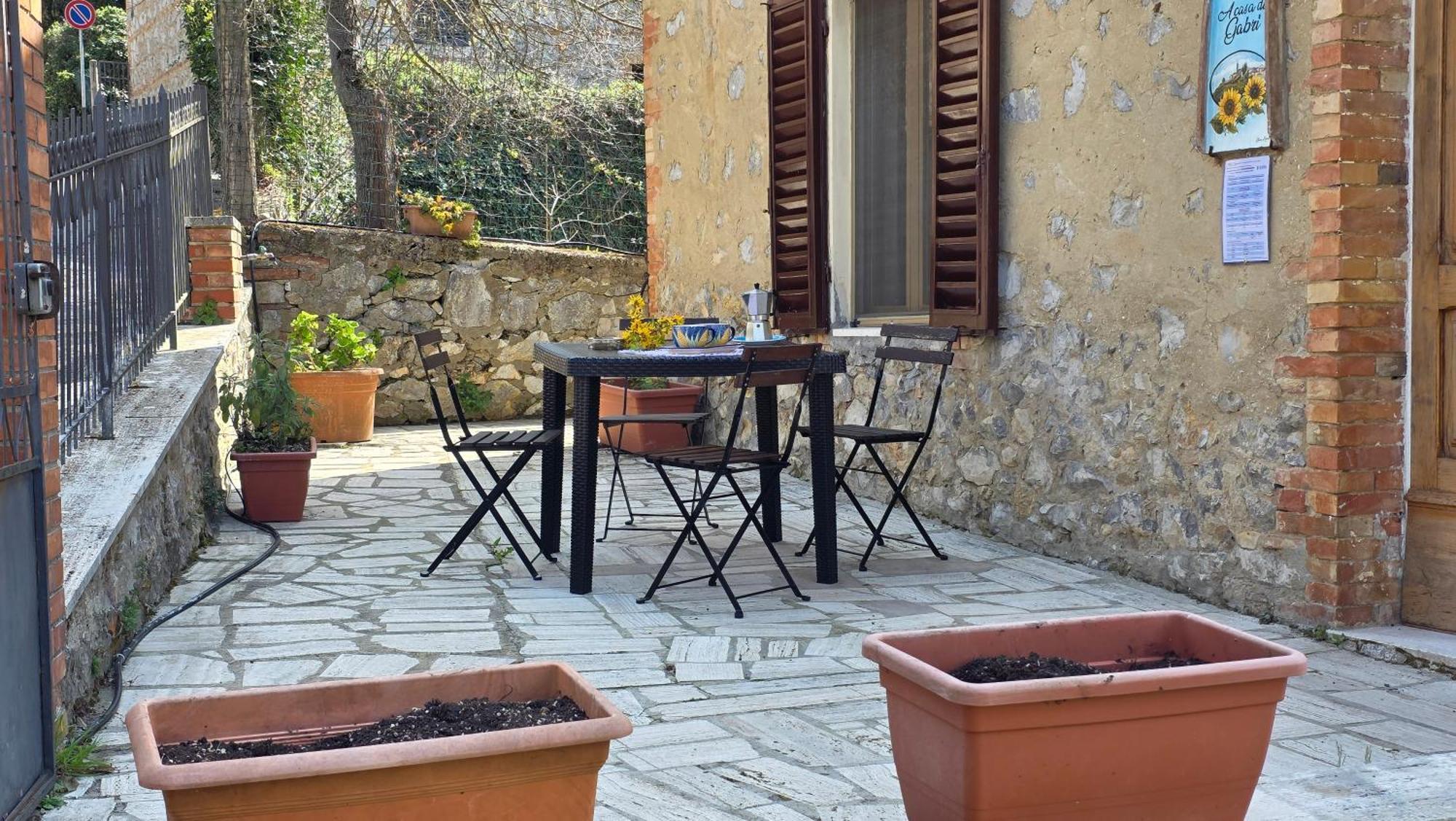 A Casa Di Gabri Villa Montefollonico Bagian luar foto