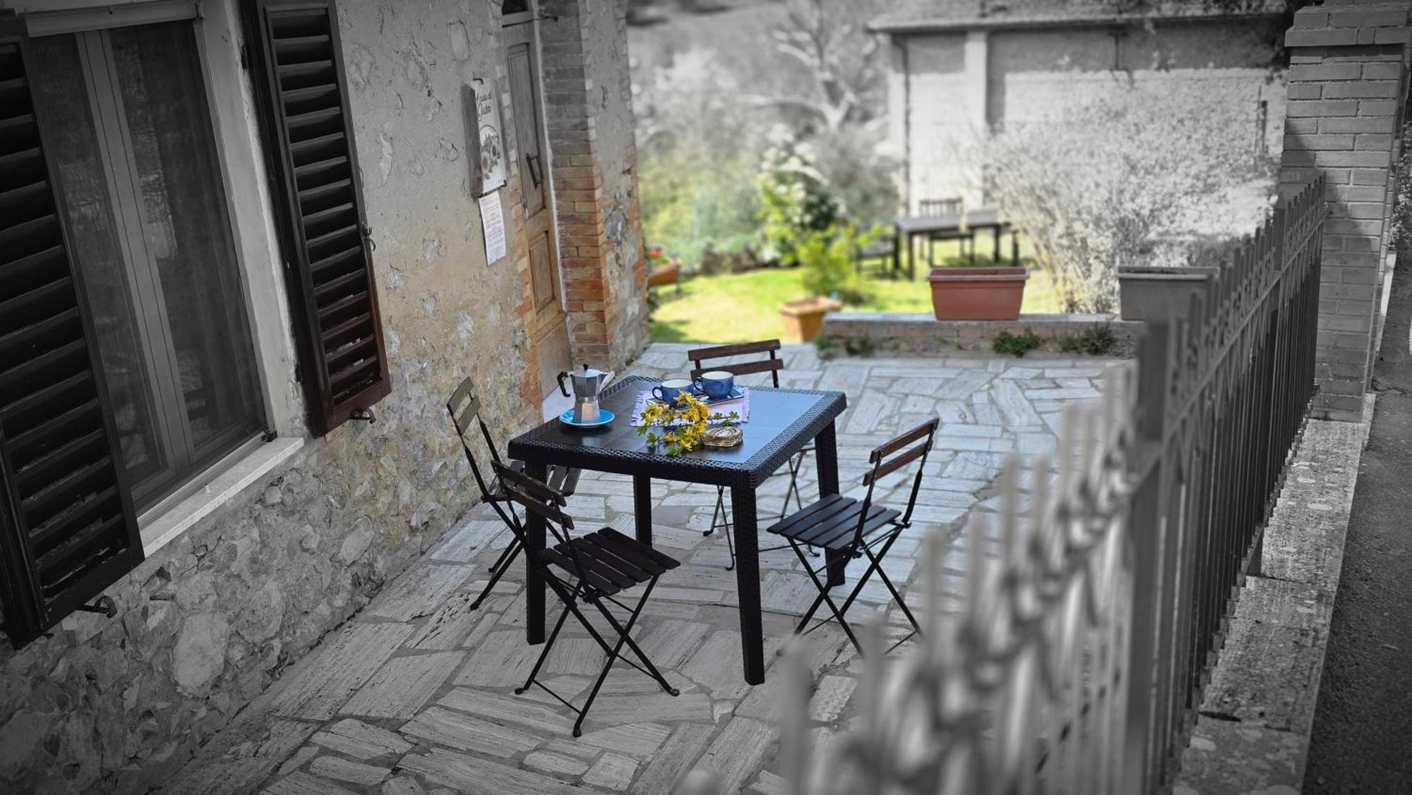 A Casa Di Gabri Villa Montefollonico Bagian luar foto