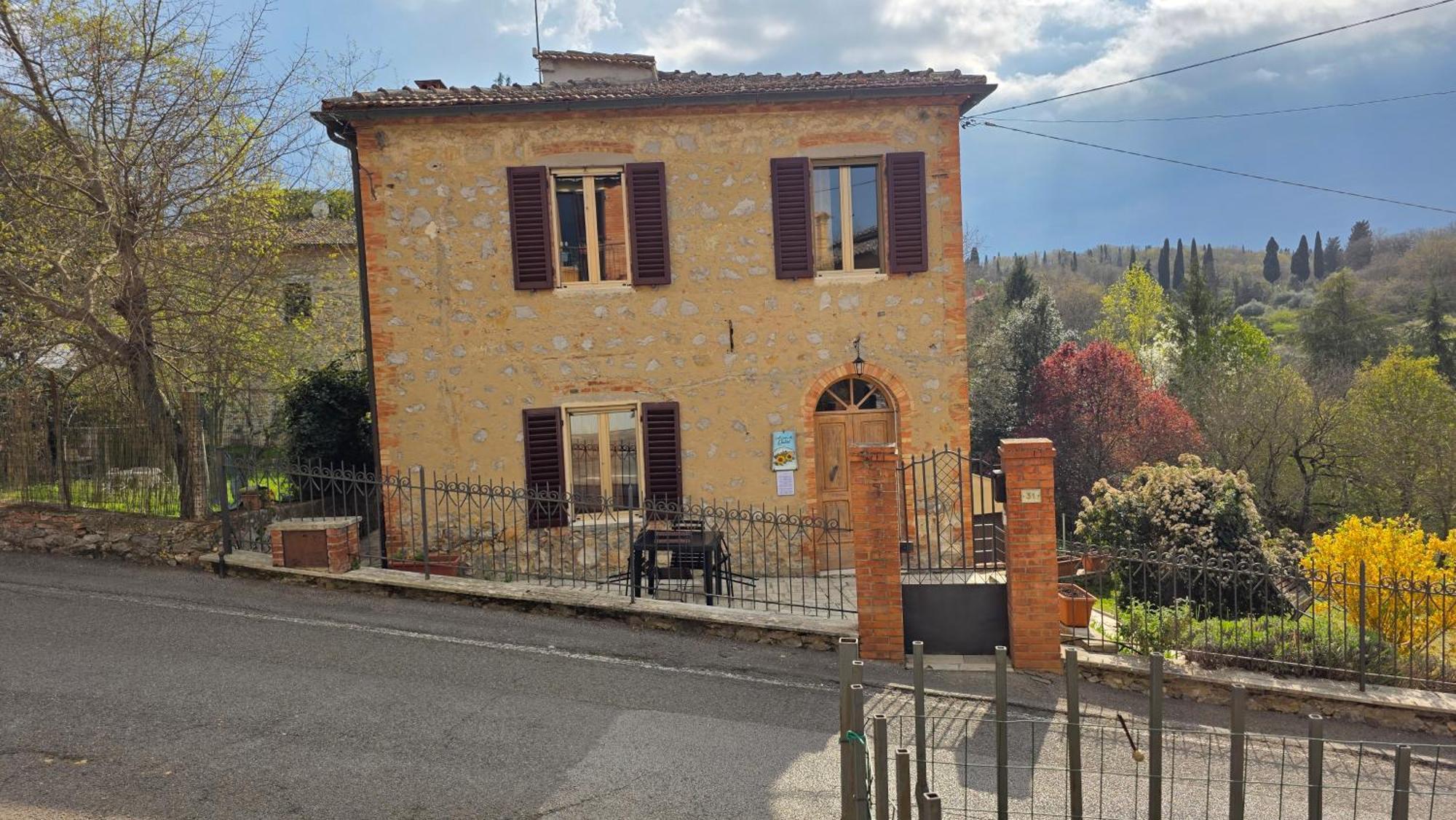 A Casa Di Gabri Villa Montefollonico Bagian luar foto